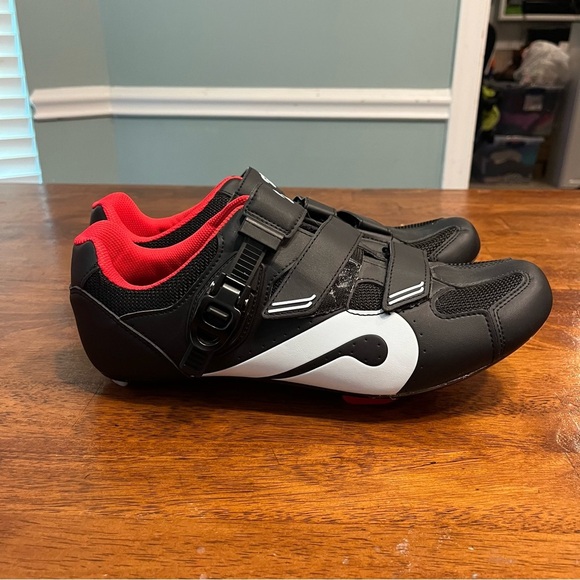 Peloton J 20 black red cycling shoes size 46 men’s 13 - Picture 1 of 12